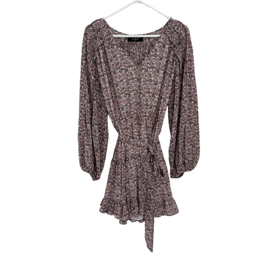O.P.T Anthropology Women’s Floral Dress Sz L
